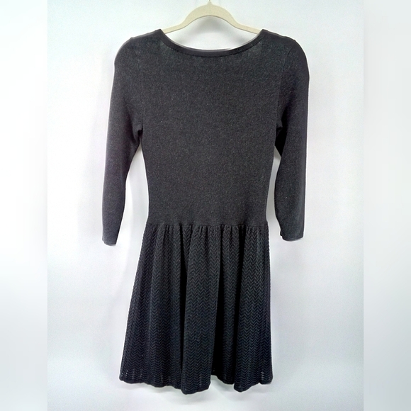 Madewell Wallace Wool Rabbit Hair Cotton Blend Textured Sweater Dress Thick XS - Picture 5 of 11